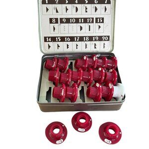 Vintage Sewing Machine Fashion Discs Set in Metal Box | Automatic Sew Discs Simi